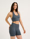 Tempo Pulse Halter Bra - Storm Grey