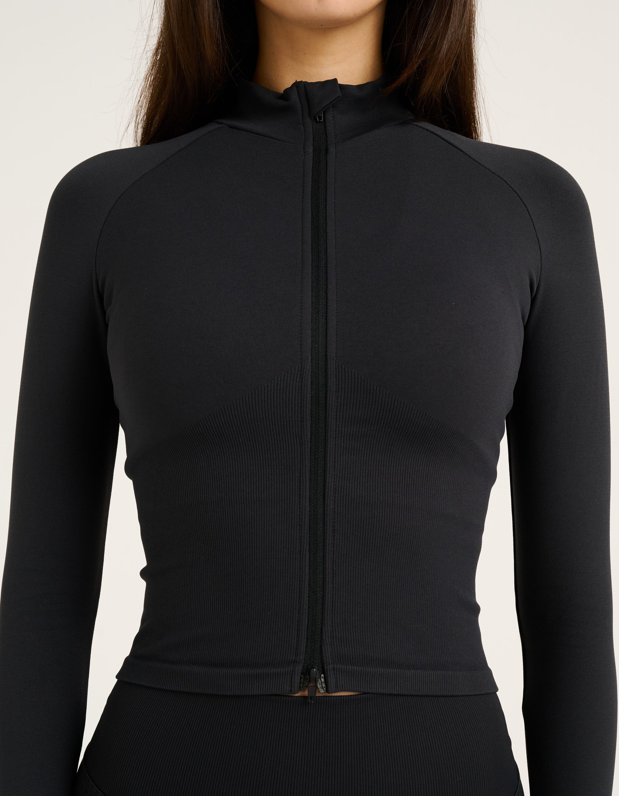 Tempo Pulse Zip-Up Jacket - Phantom Black