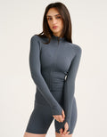 Tempo Pulse Zip-Up Jacket - Storm Grey