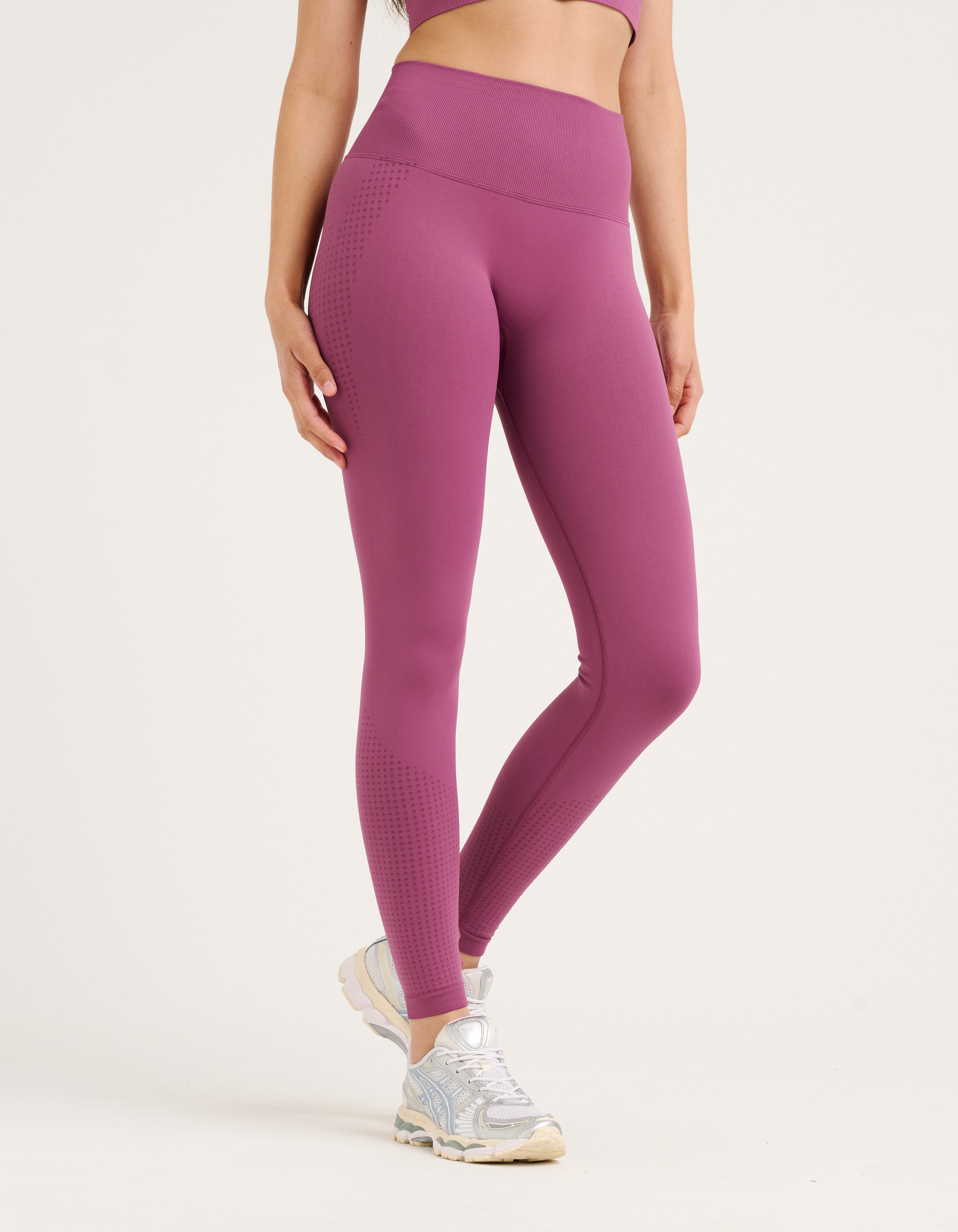 Tempo Pulse Leggings - Plum