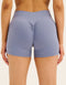 Echt Force Scrunch Mid-Waist Shorts - Washed Blue