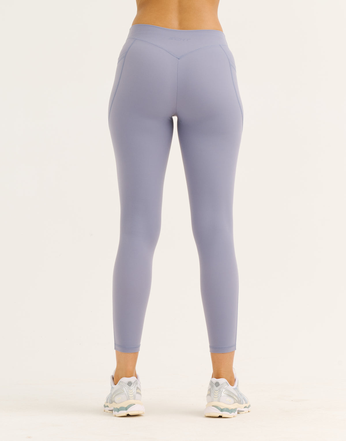 Ascend Pocket Mid-Waist Leggings 25" - Washed Blue