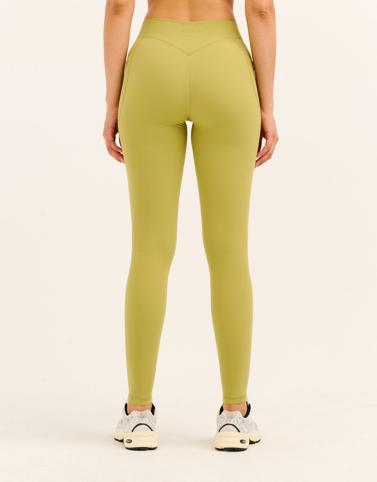 Ascend Pocket Mid-Waist Leggings 28" - Olive