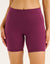 Ascend Pocket Mid-Waist Shorts 6" - Blackberry