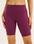 Ascend Pocket Mid-Waist Shorts 8" - Blackberry