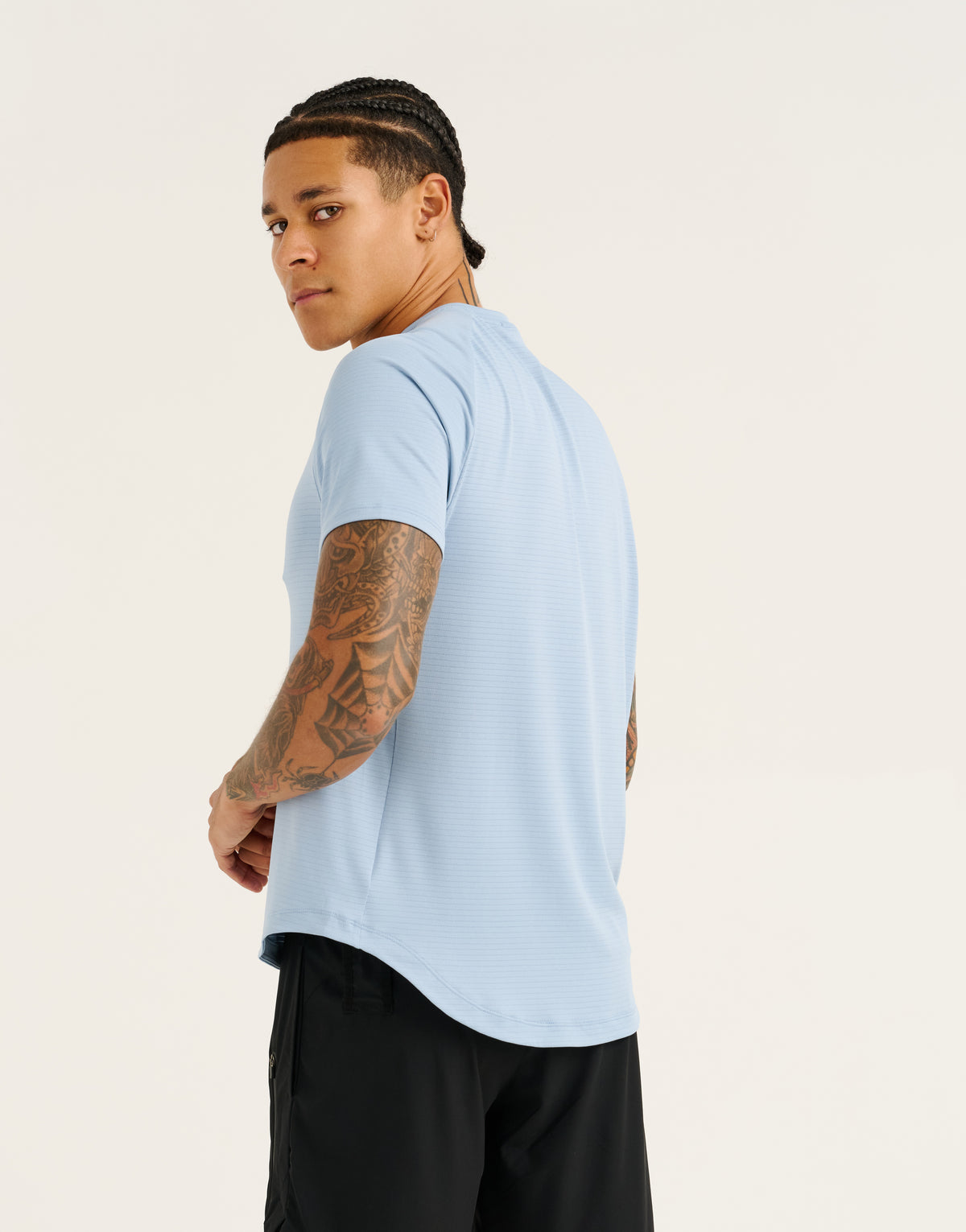 Performance Tee 28" - Dusty Blue