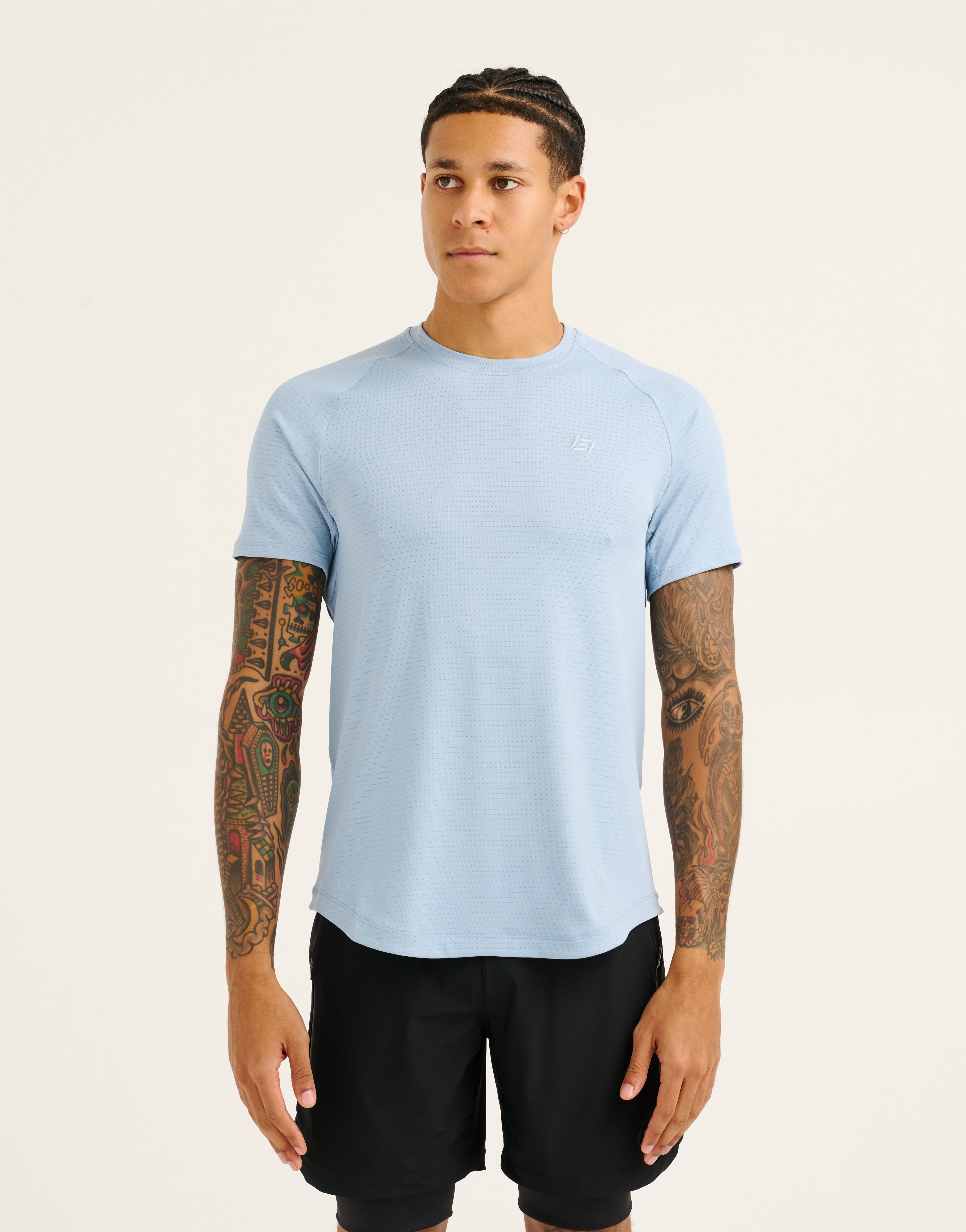 Performance Tee 30" - Dusty Blue
