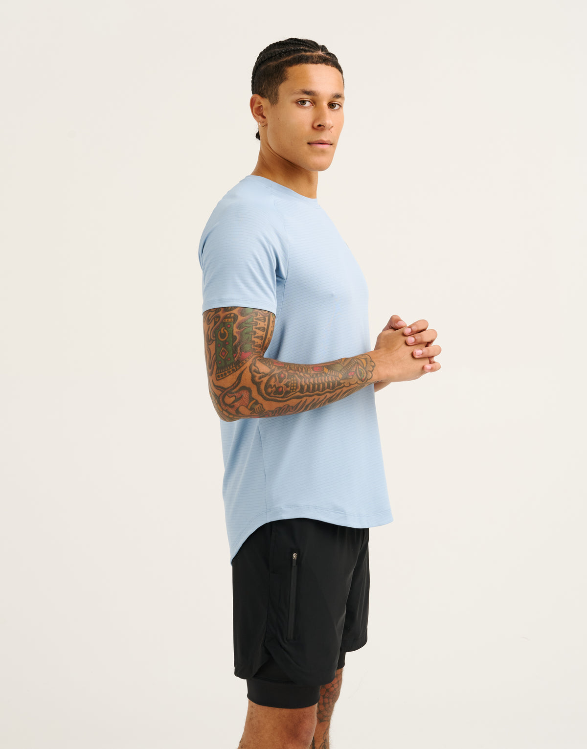 Performance Tee 30" - Dusty Blue