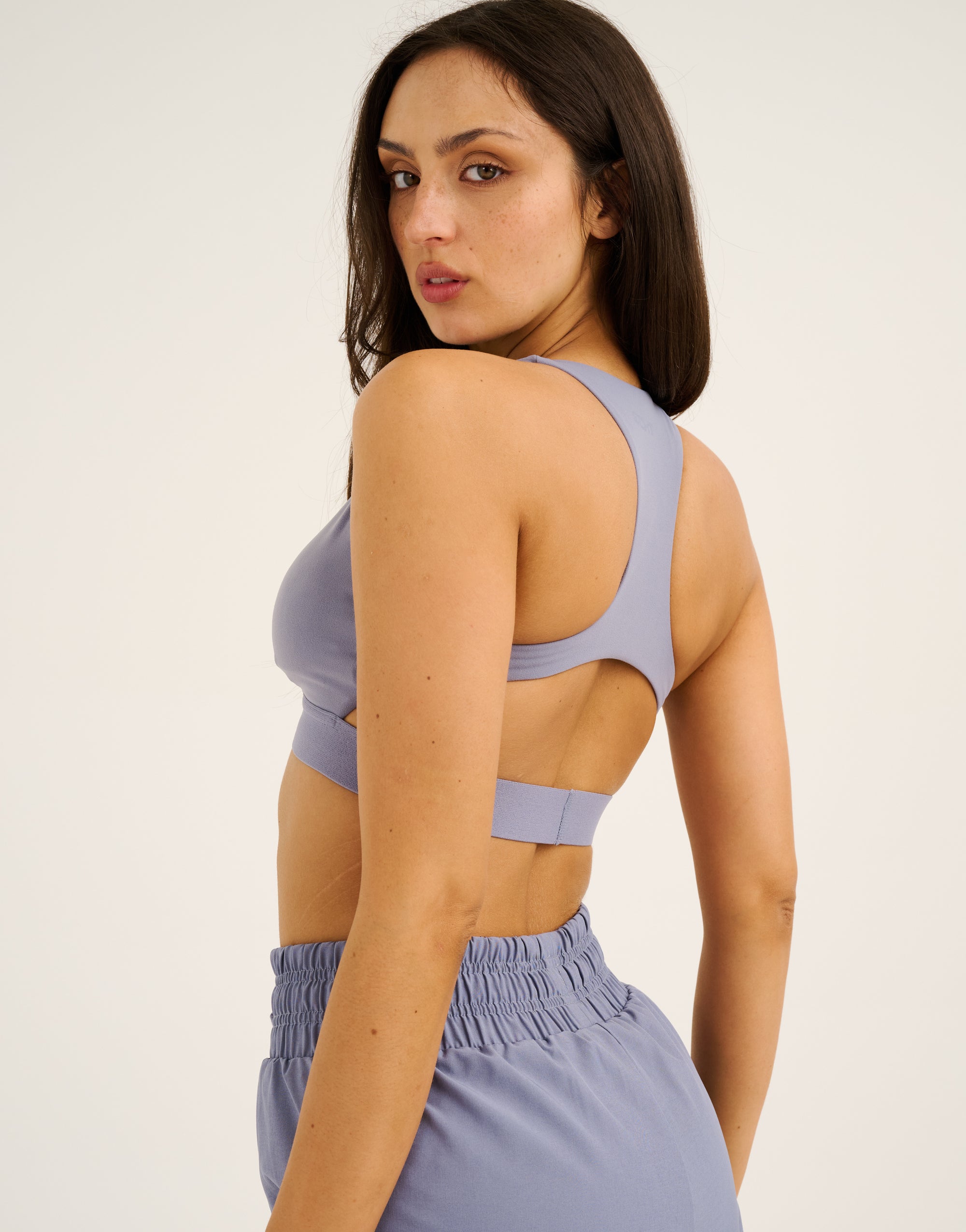 Relentless Sports Bra - Washed Blue