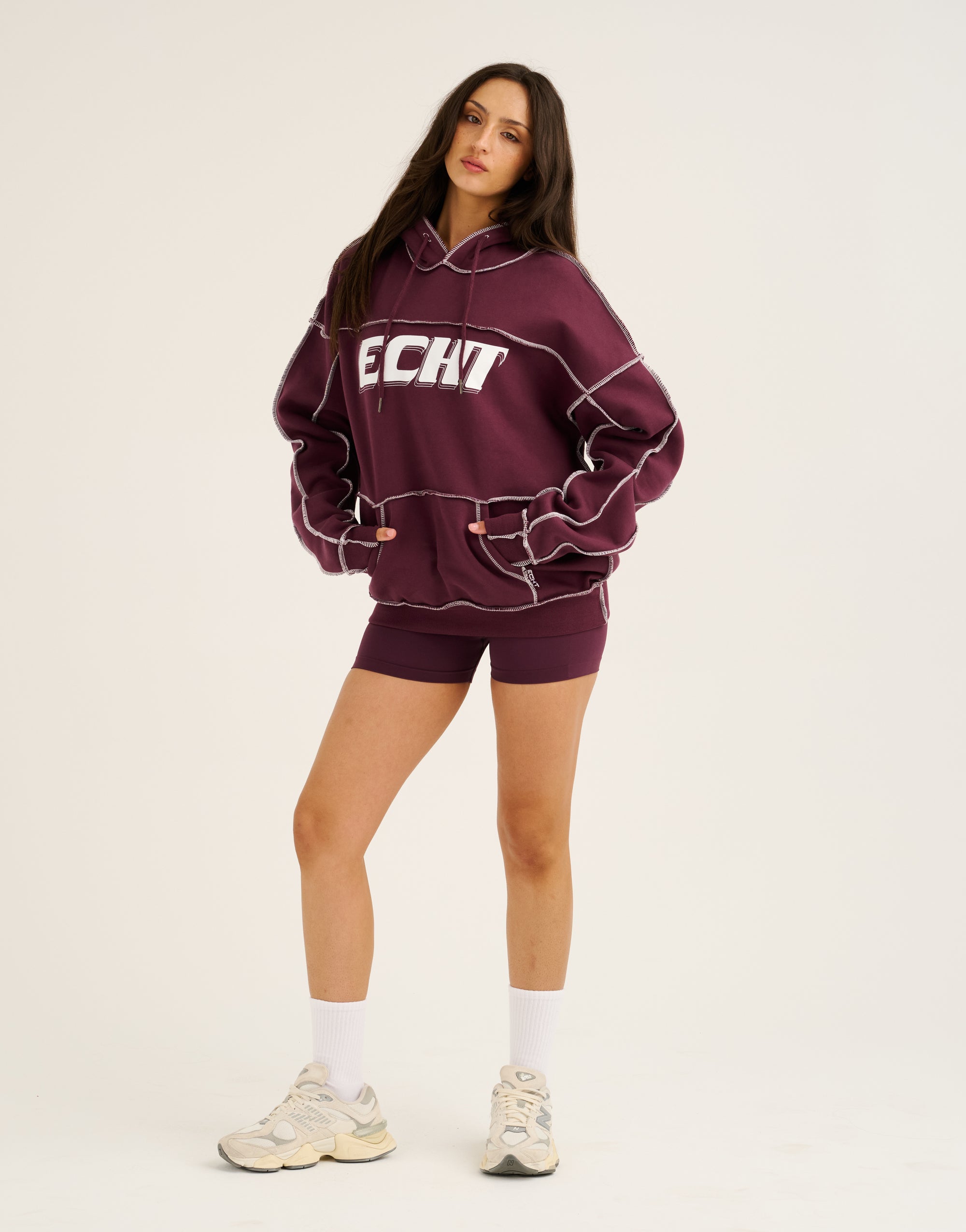 Track Hoodie - Blackberry