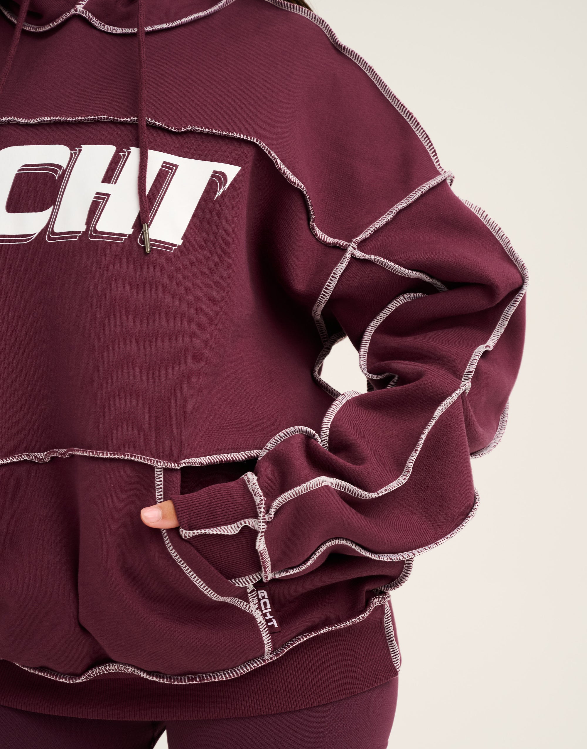 Track Hoodie - Blackberry