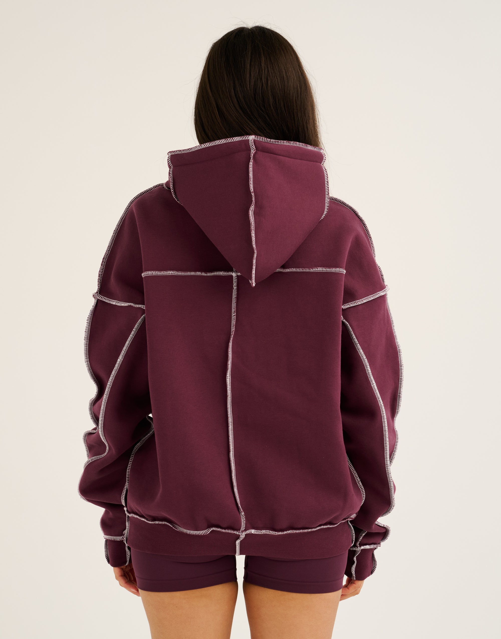 Track Hoodie - Blackberry