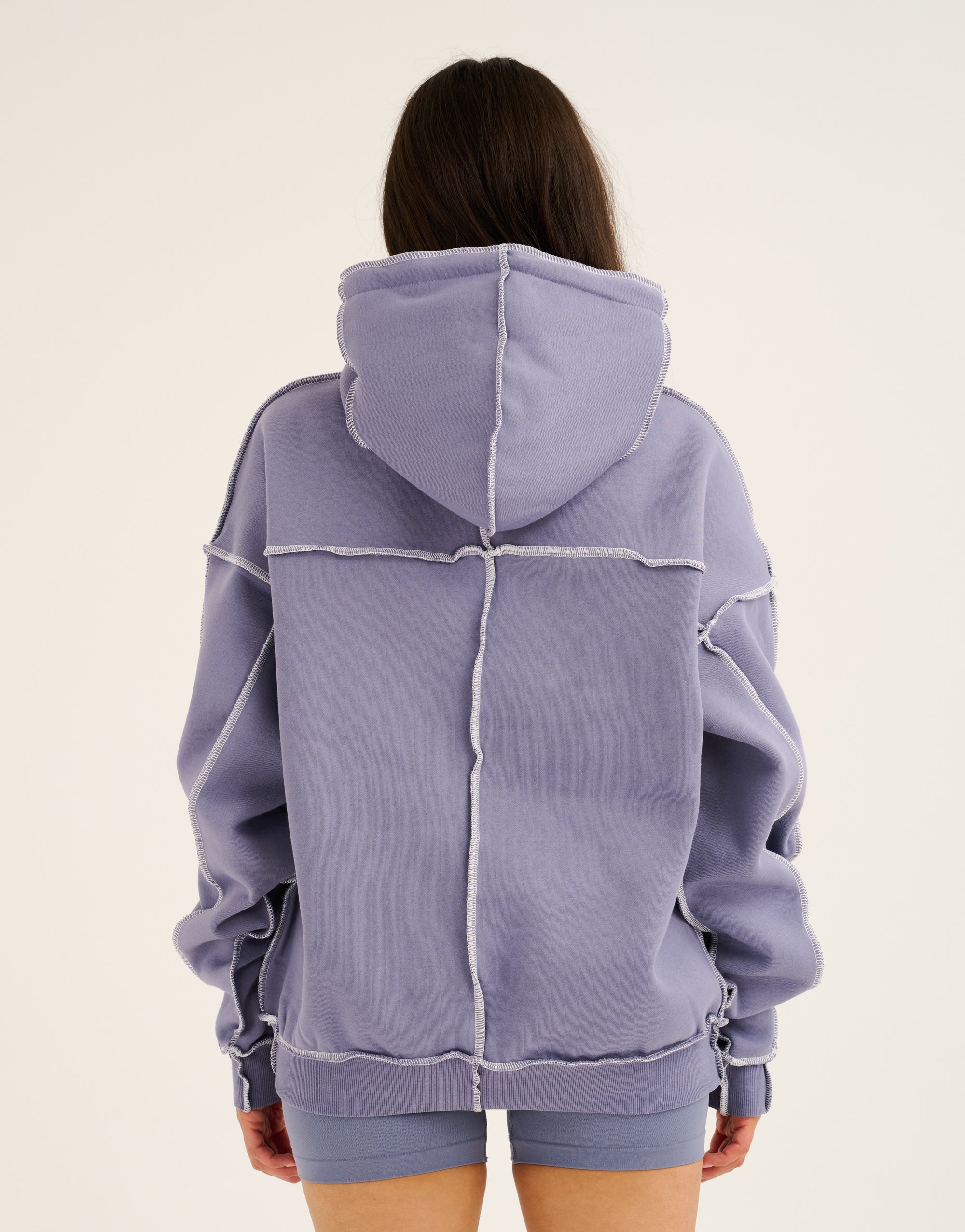 Track Hoodie - Washed Blue