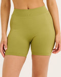 Arise Essential Mid-Waist Shorts V2 - Olive