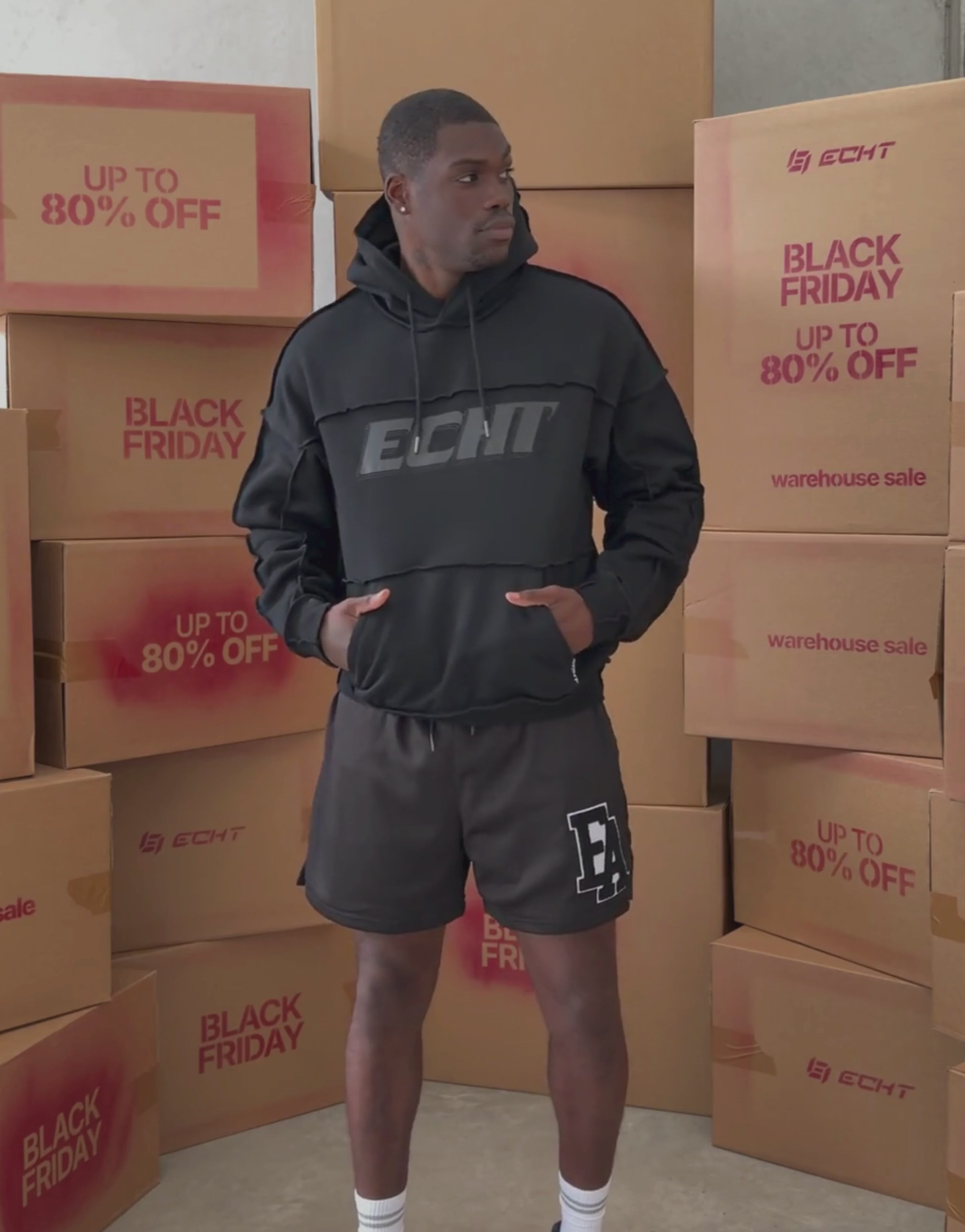 Track Hoodie - Stealth Black