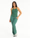 Air Support Tank with Built in Bra Shelf - Green