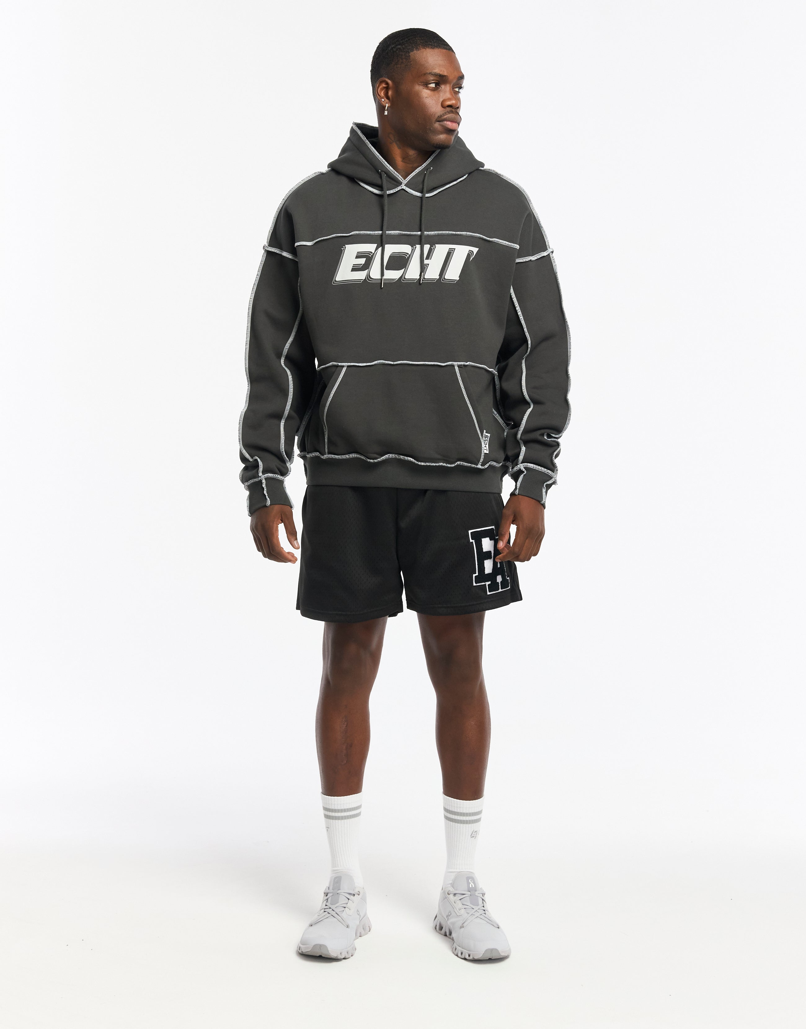 Track Hoodie - Pirate Black