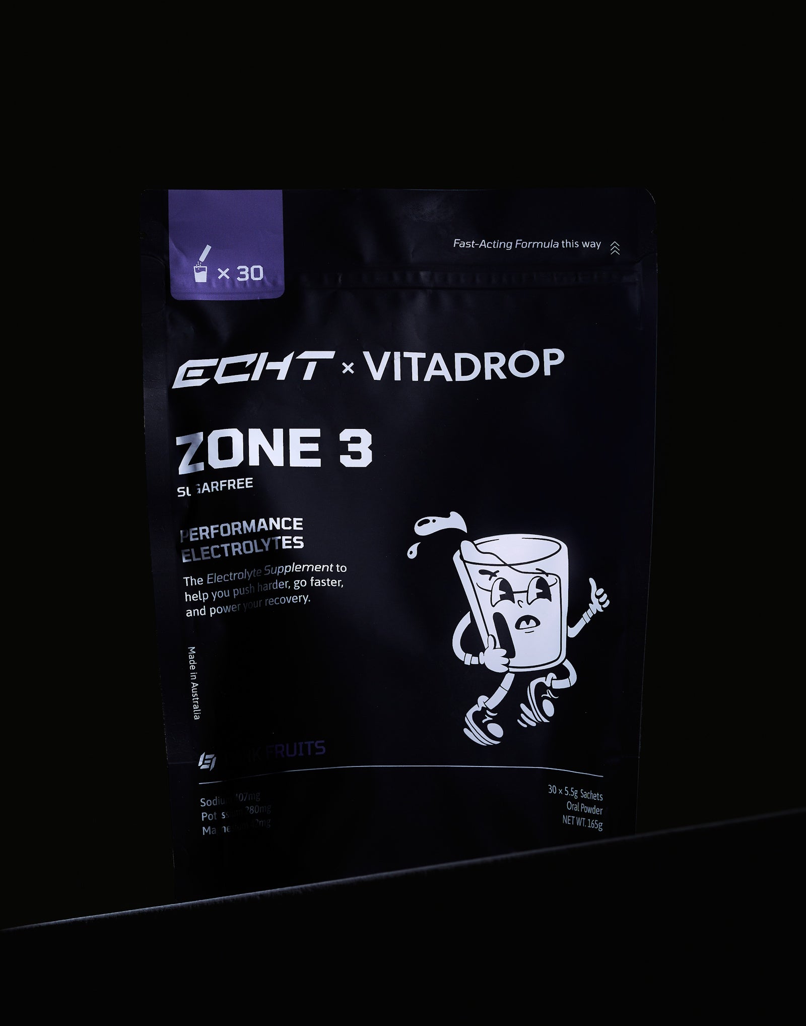 Zone 3 Dark Fruits Hydration Sugar-Free (30 Pack) - Dark Fruits