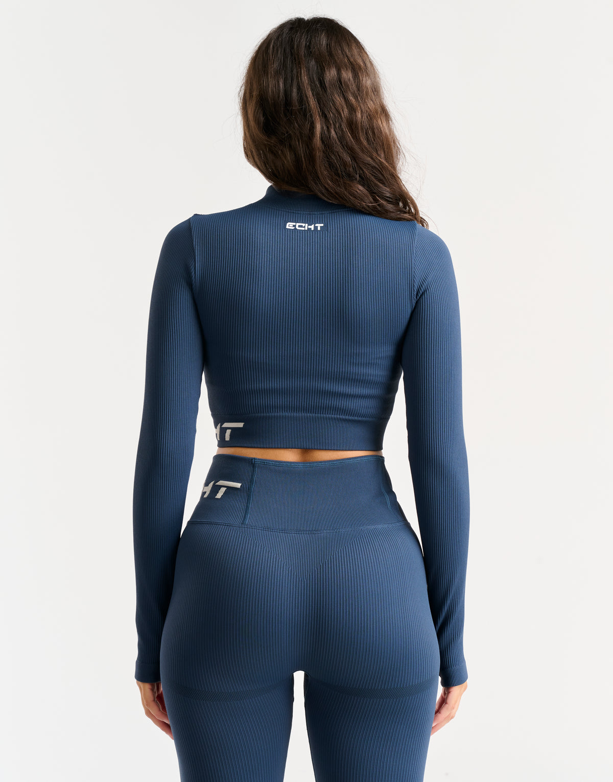 Arise Style Cropped Long Sleeve - Navy