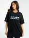 Bubble Oversize Tee - Black