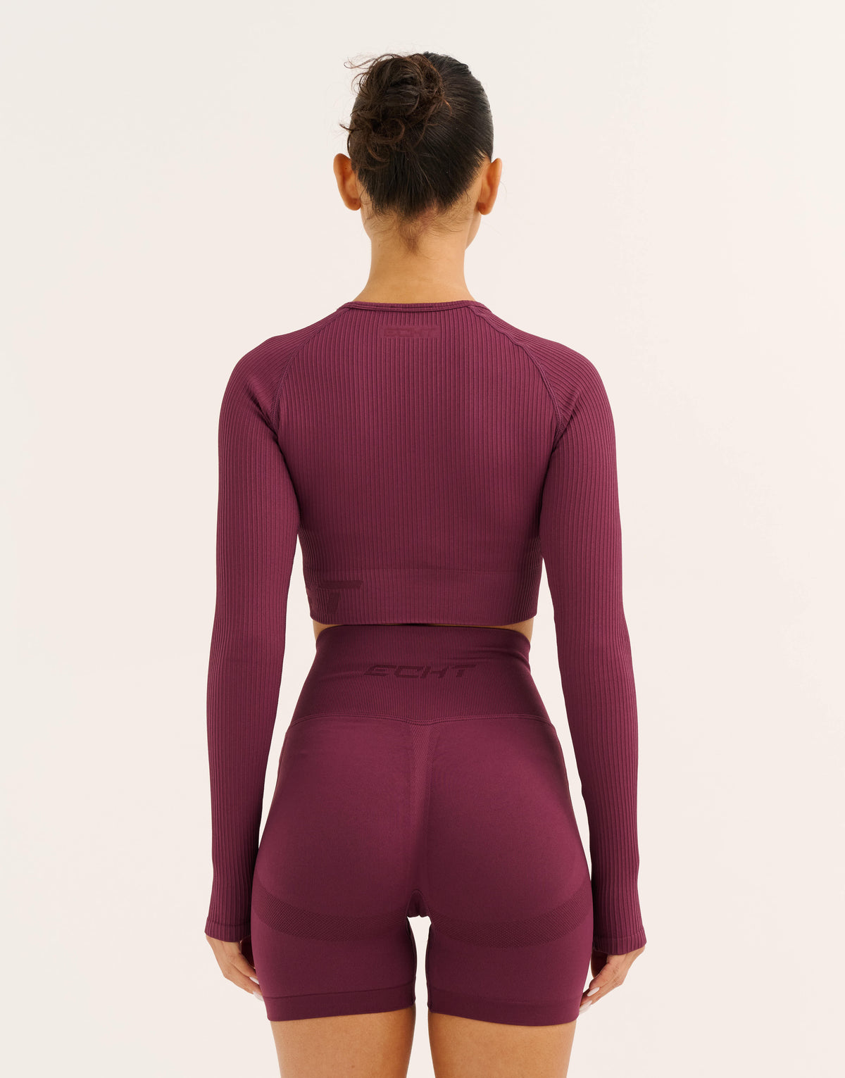 Arise Comfort Cropped Long Sleeve V2 - Blackberry