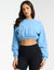 Esteem Cropped Sweater - Blue
