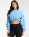 Esteem Cropped Sweater - Blue