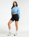 Esteem Cropped Sweater - Blue