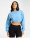 Esteem Cropped Sweater - Blue