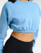 Esteem Cropped Sweater - Blue