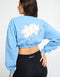 Esteem Cropped Sweater - Blue