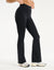 Flare Lycra Pocket Leggings - Black