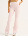 Flare Lycra Pocket Leggings - Mauve