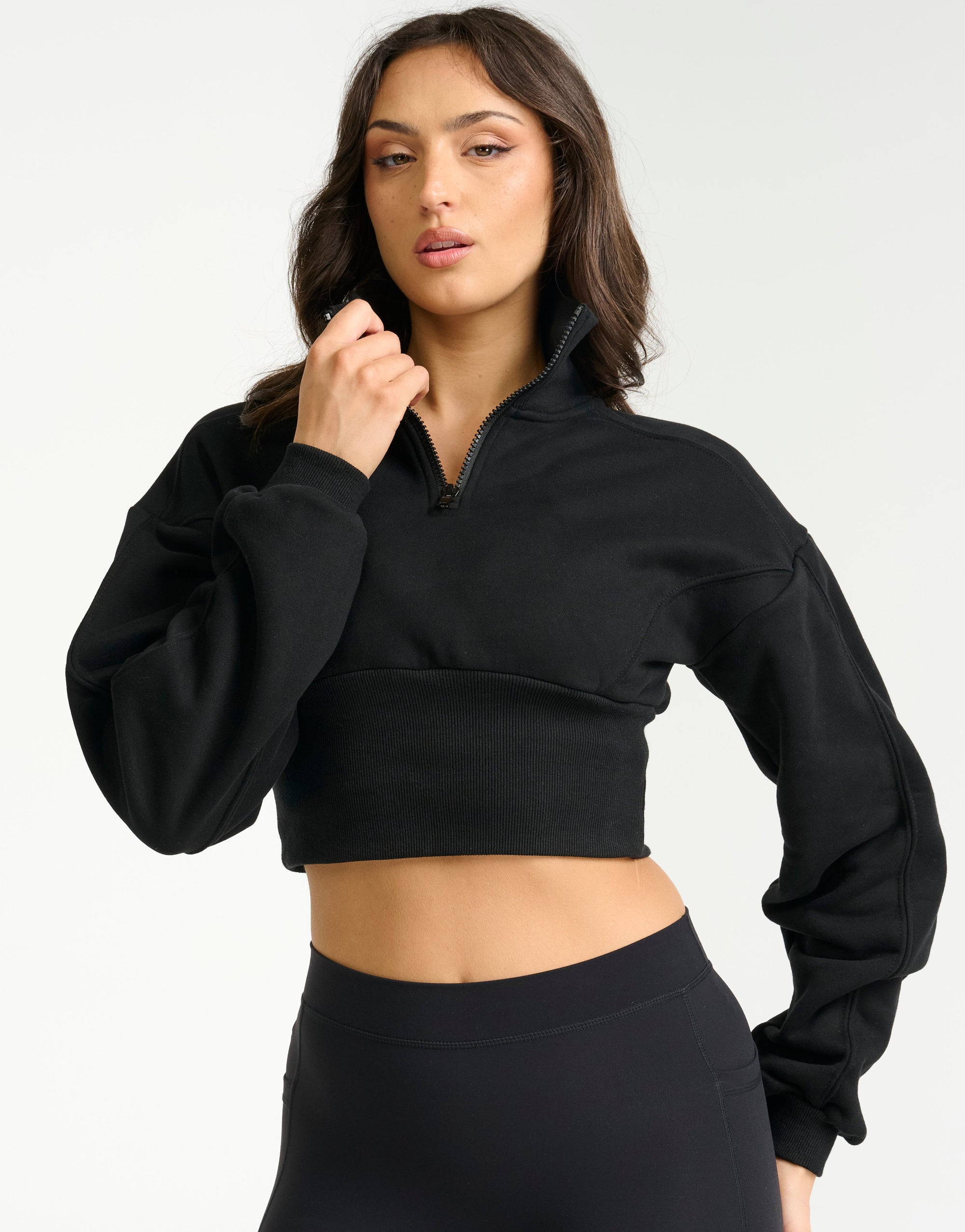 Futura Crop Jacket - Black