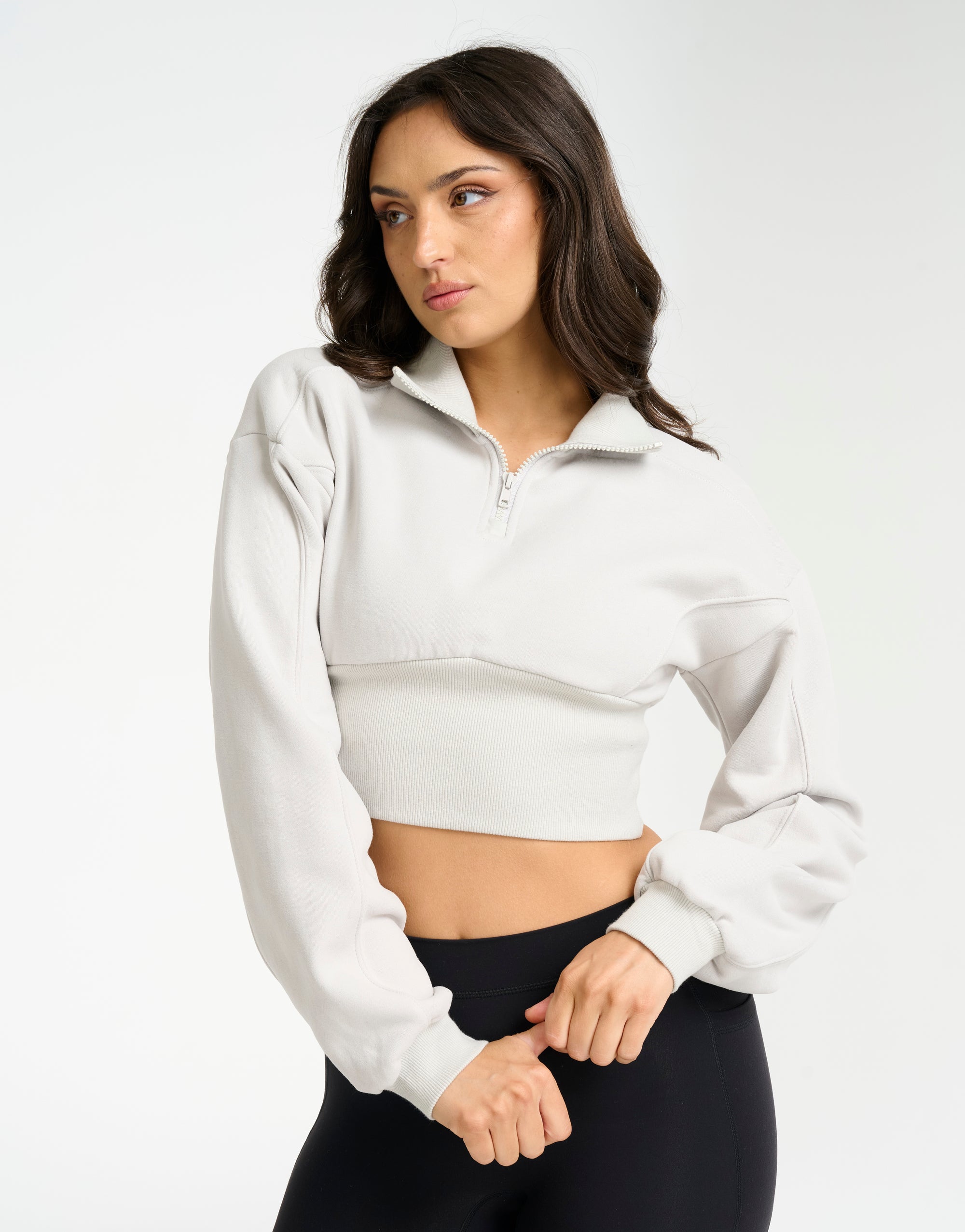 Futura Crop Jacket - Micro Grey