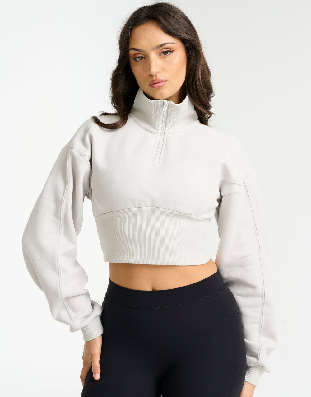 Futura Crop Jacket - Micro Grey