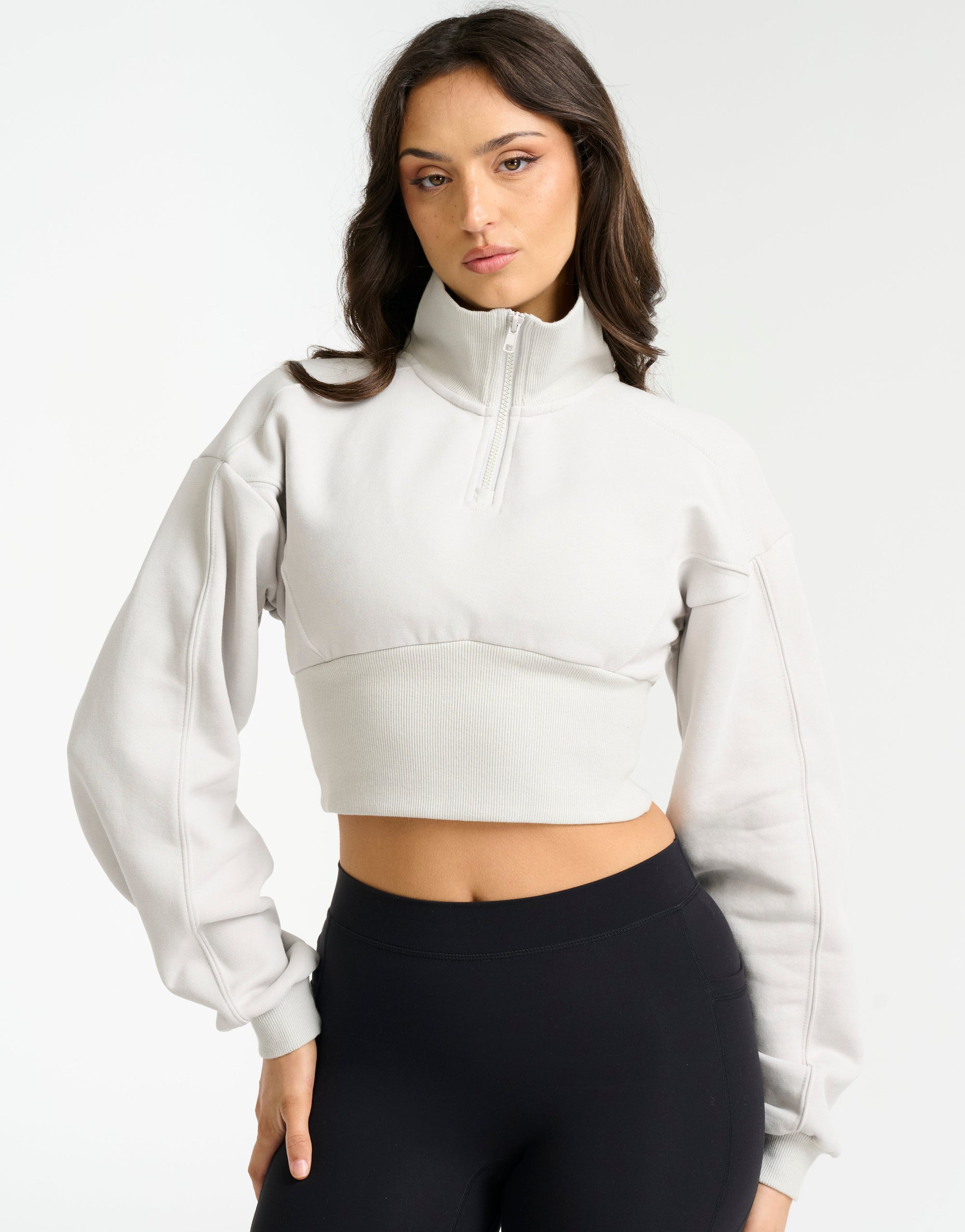 Futura Crop Jacket - Micro Grey