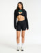 Futura High Cut Hoodie - Black