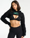 Futura High Cut Hoodie - Black