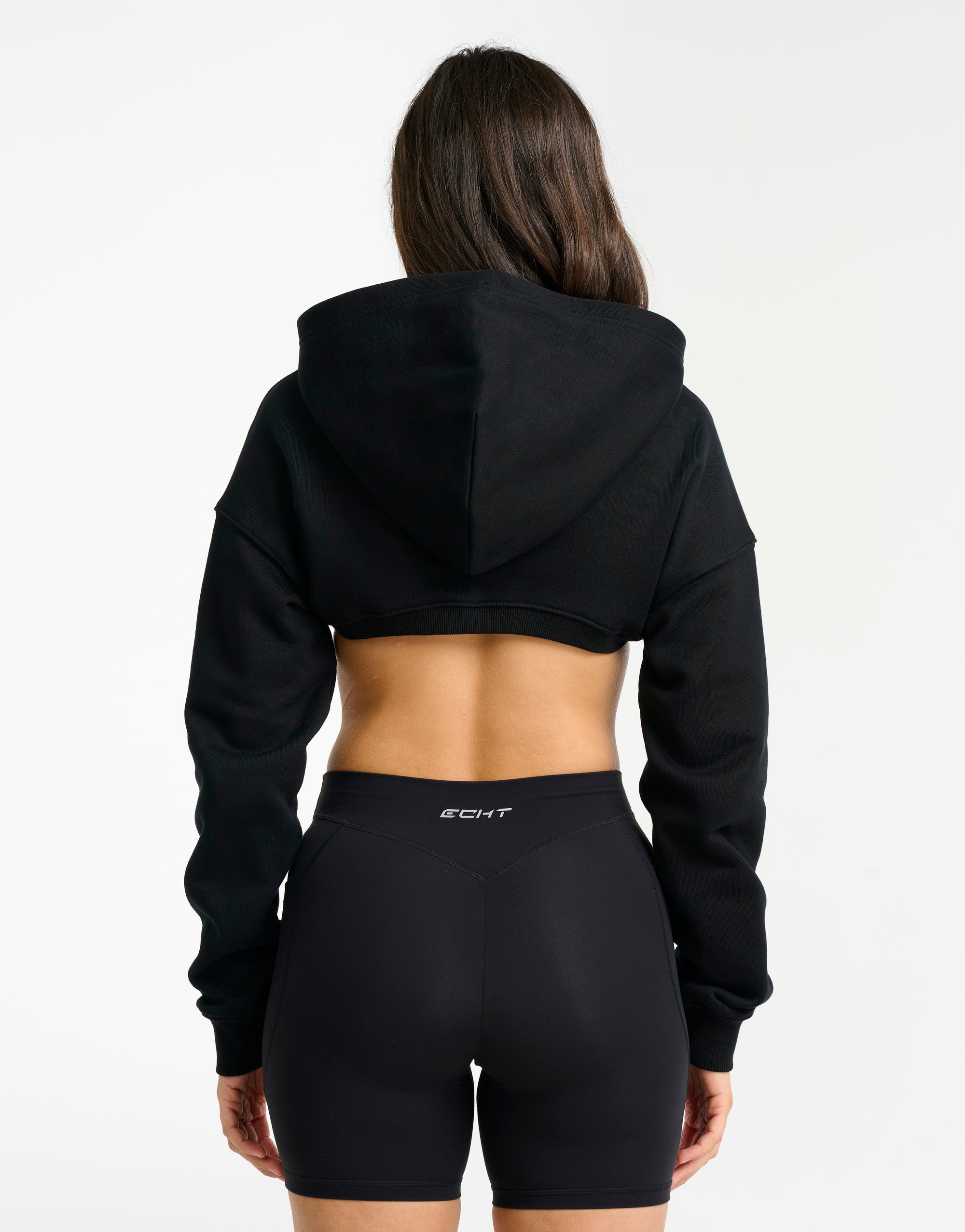 Futura High Cut Hoodie - Black