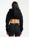 Futura High Cut Hoodie - Black