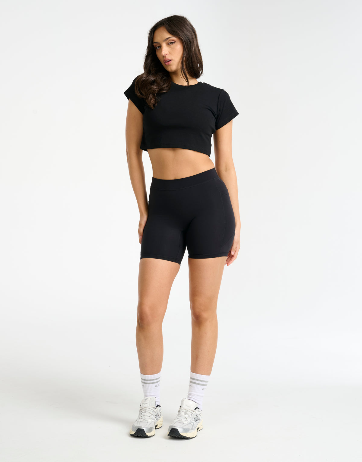 Futura Cropped Tee - Black