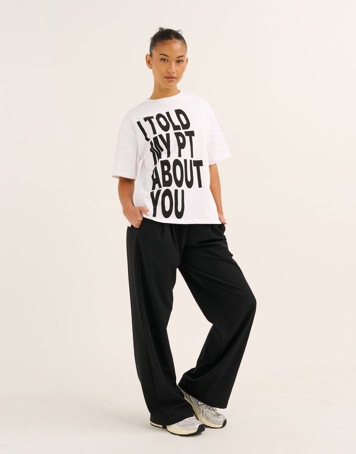 I Told My PT About You Tee - White