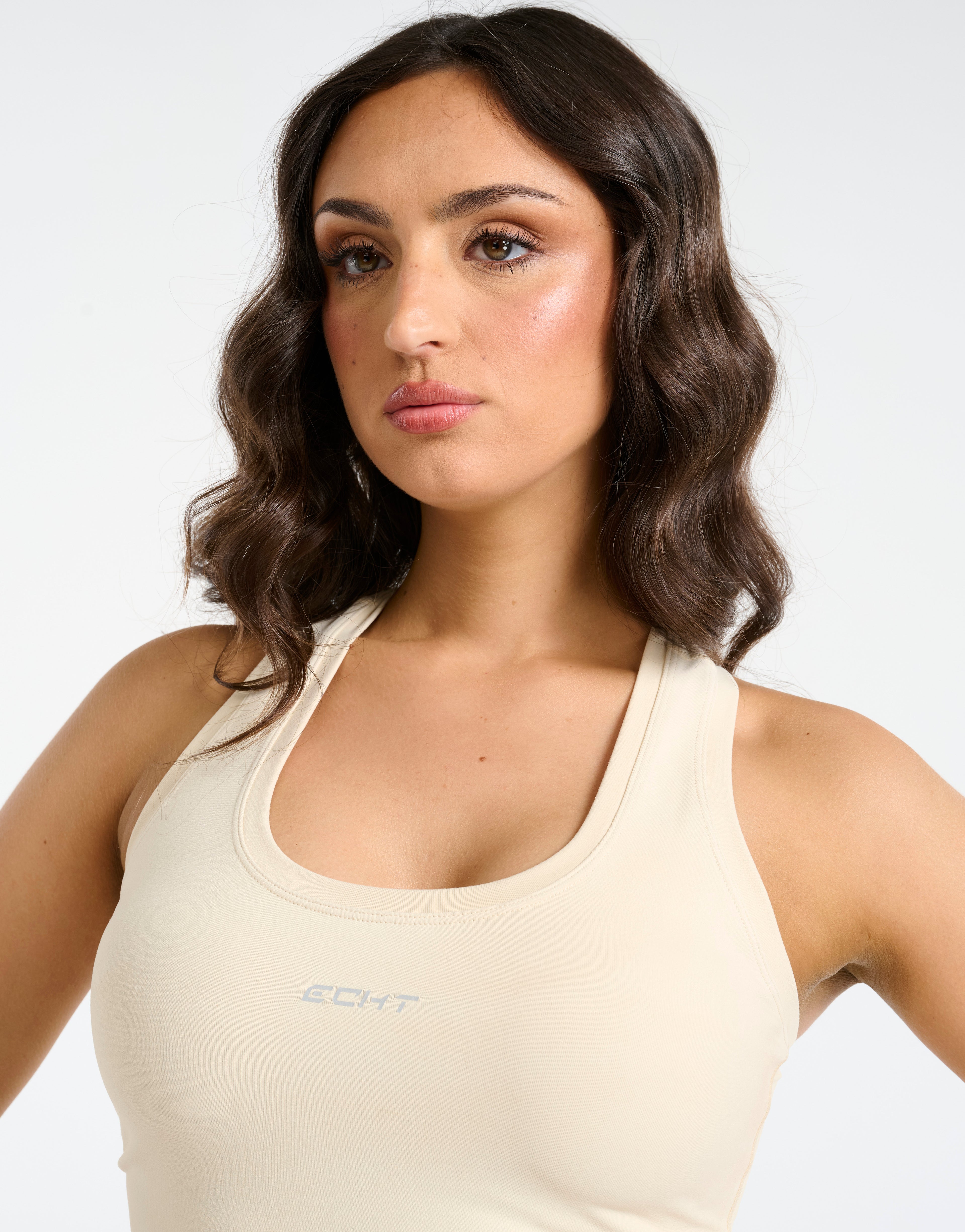 Echt Midriff Singlet - Cream
