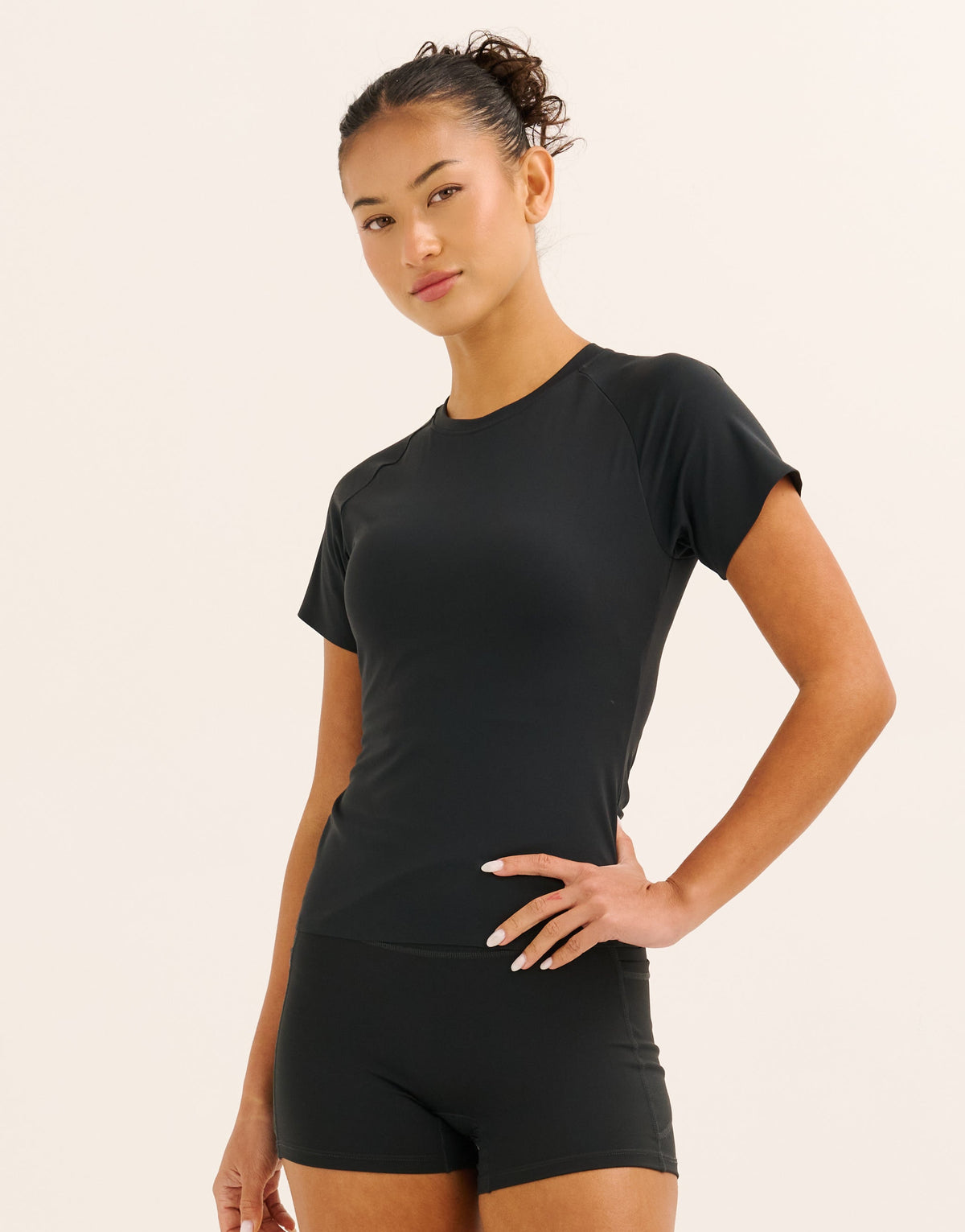 Nova Lycra® Mesh Tee - Phantom Black