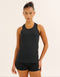 Nova Lycra® Pocket Racer Tank - Phantom Black