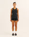 Nova Lycra® Pocket Racer Tank - Phantom Black