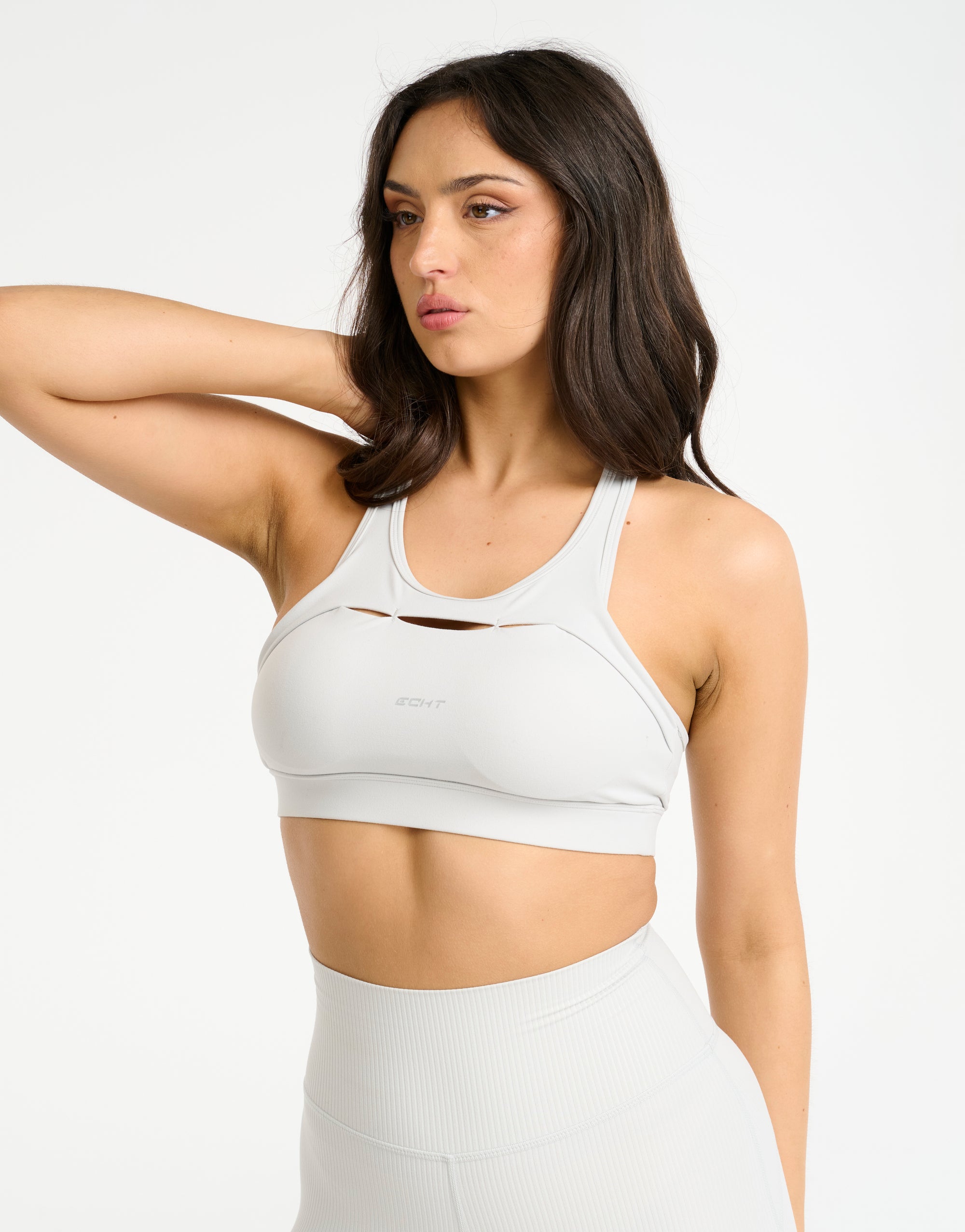 Range Sports Bra - Micro Grey