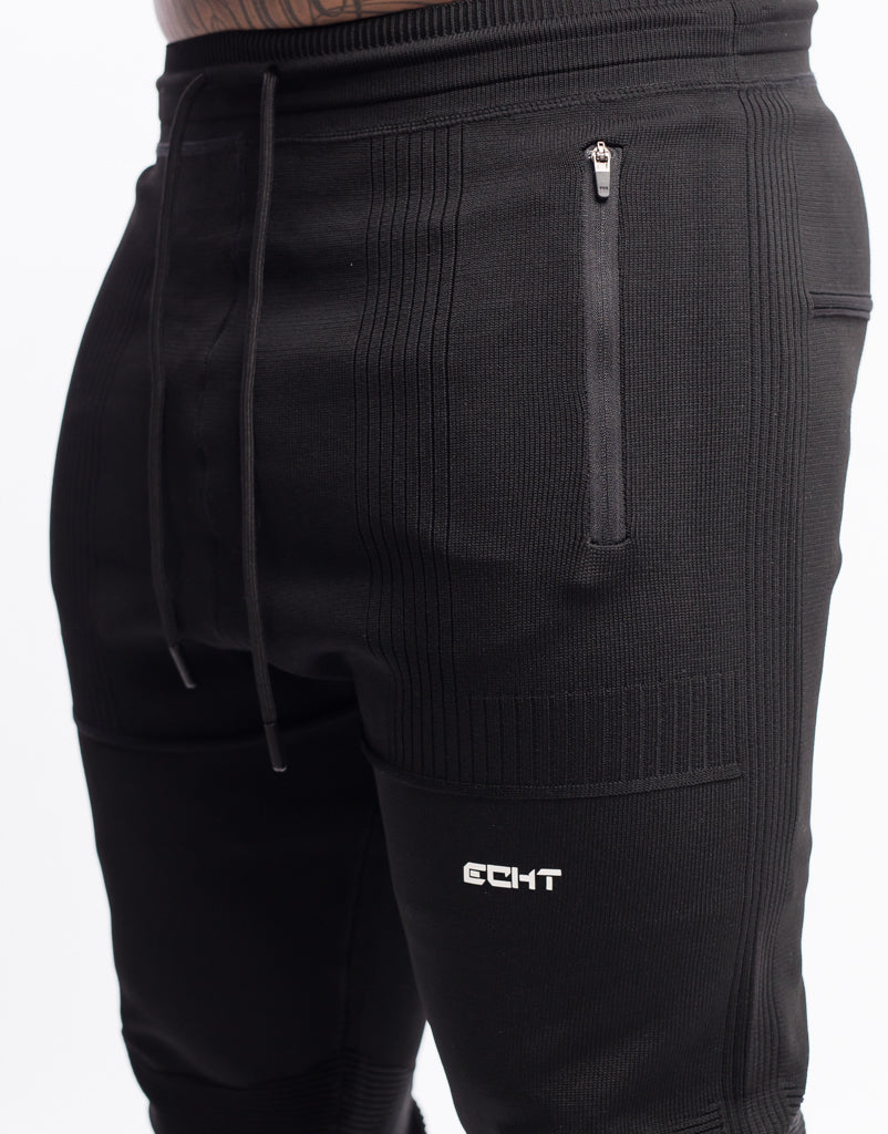 Phase Knit Joggers - Black