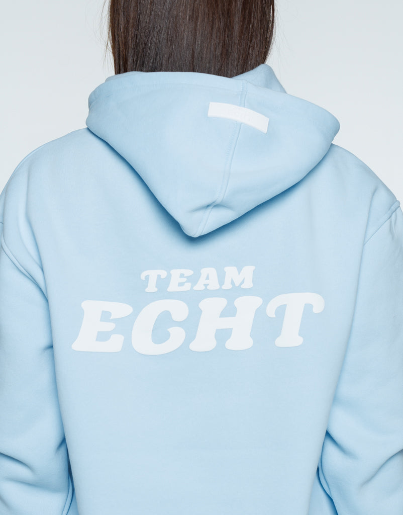 Team Echt Hoodie - Baby Blue